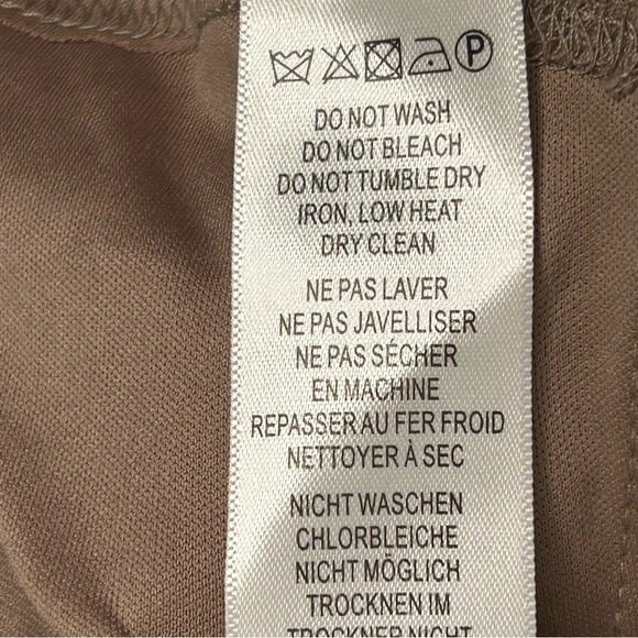 Adrianna Papell Blk Lace Nude Lining Sleeveless Column Evening Gown Fits Like 4 - Picture 15 of 15